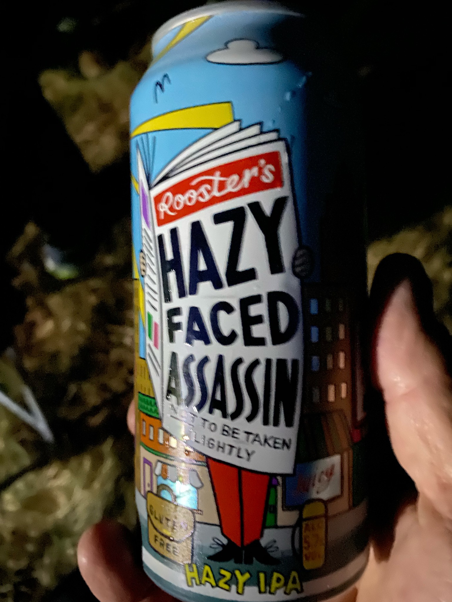 Hazy faced assassin, England