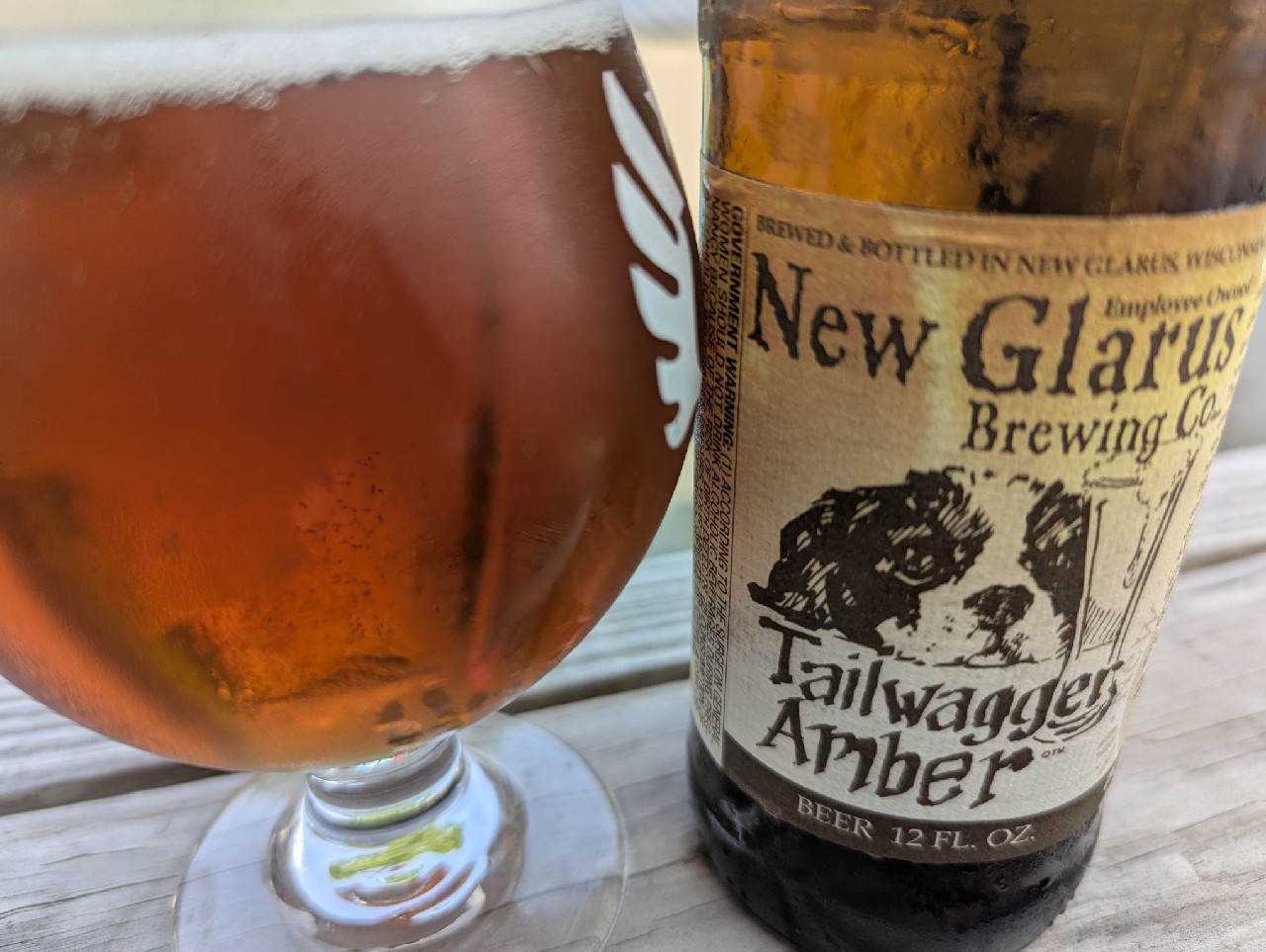 Tailwagger Amber, New Glarus Brewing Company