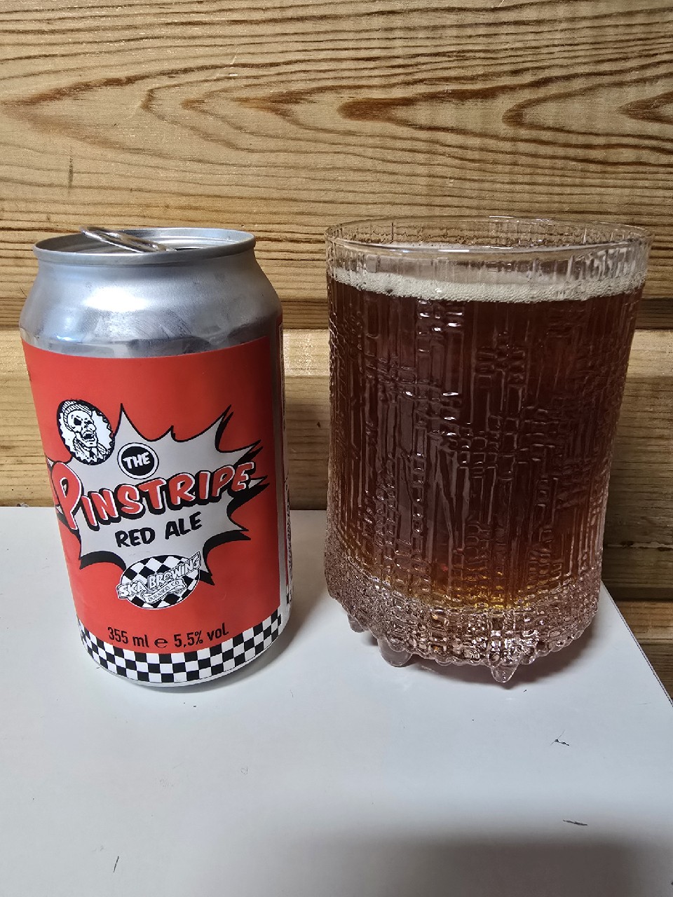 Pinstripe Red Ale, Skabrewing