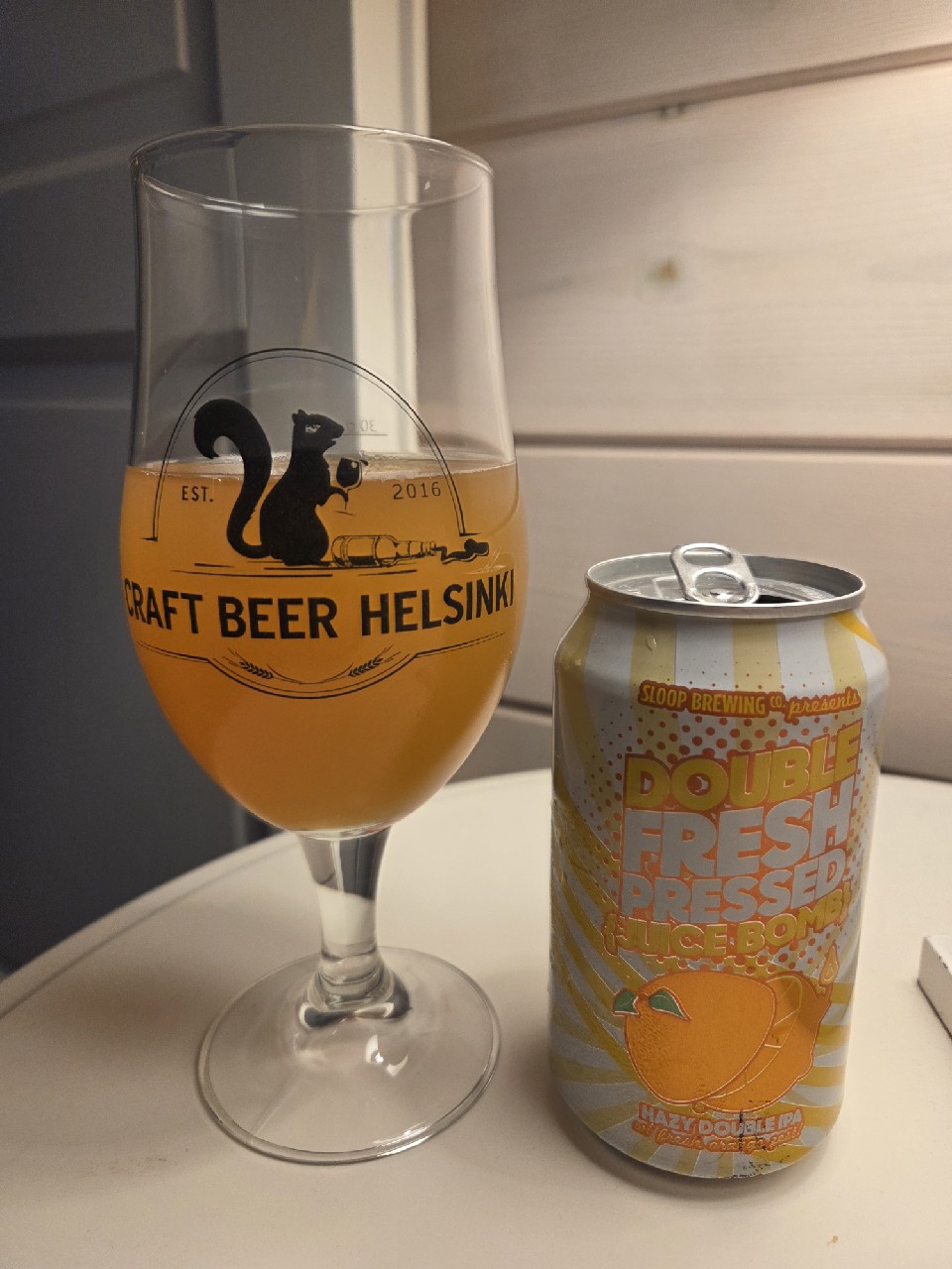 Double Fresh Pressed Juice Bomb, Sloop Brewing Company