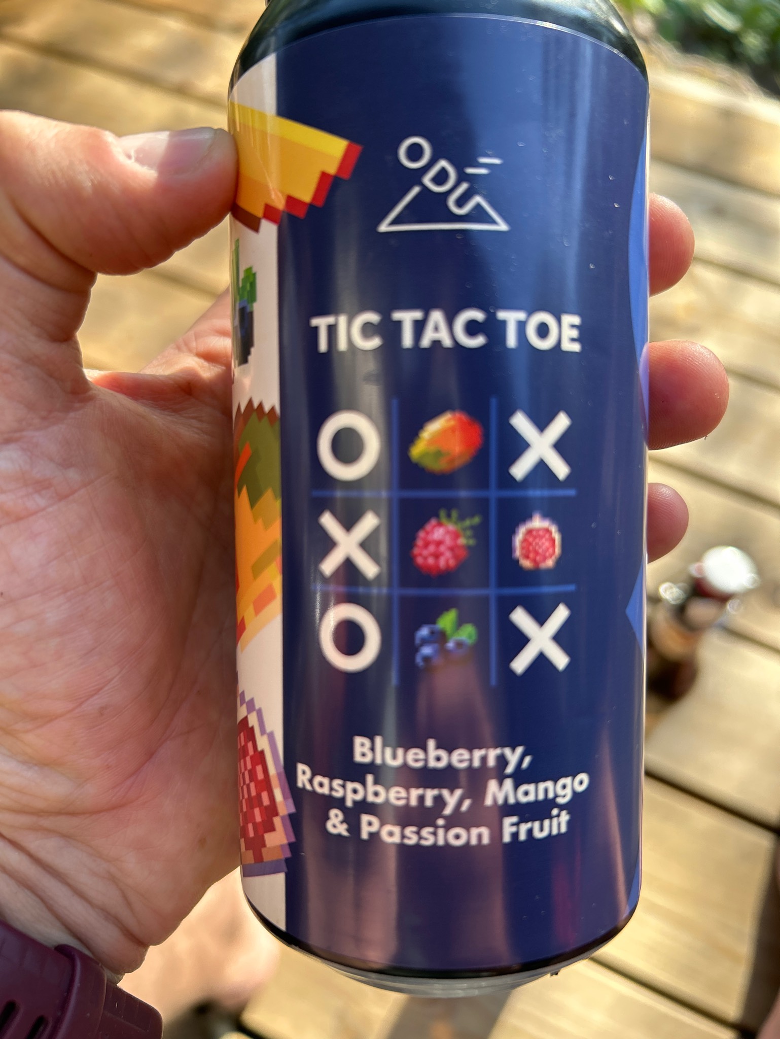 Tic Tac Toe Blueberry, Raspberry, Mango, Passion Fruit, ODU Brewery