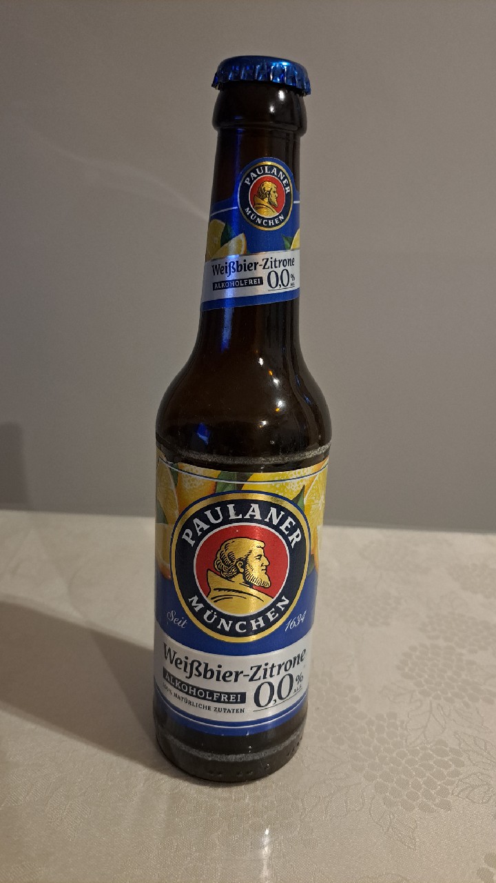 Paulaner Weißbier-Zitrone Alkoholfrei 0,0%, Germany