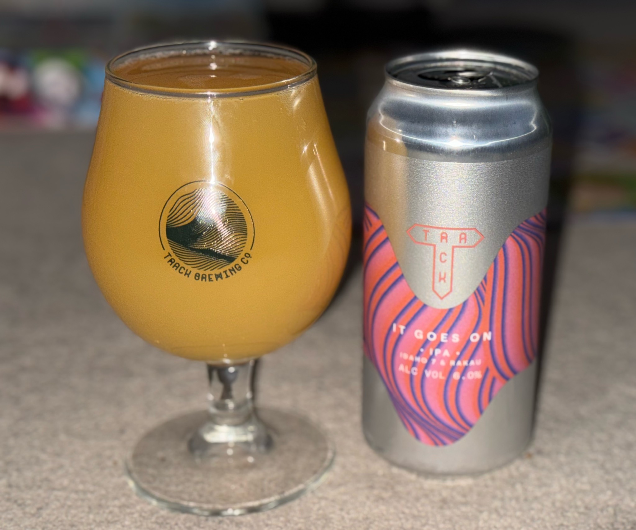 it goes on, Track Brewing Co.