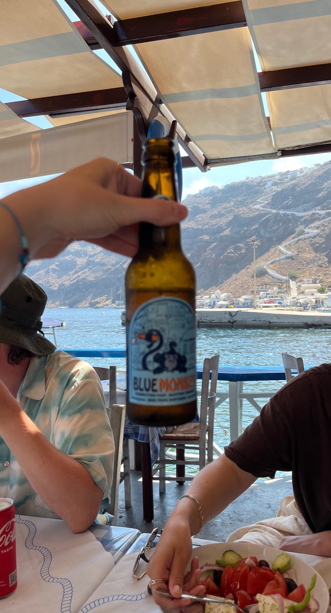 Blue Monkey Lager, Ftelos Brewery Santorini