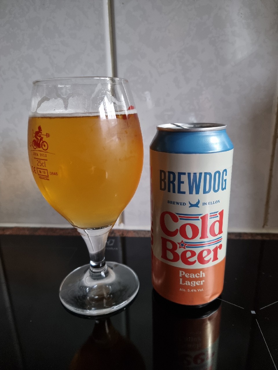 Cold Beer Peach Lager, Scotland