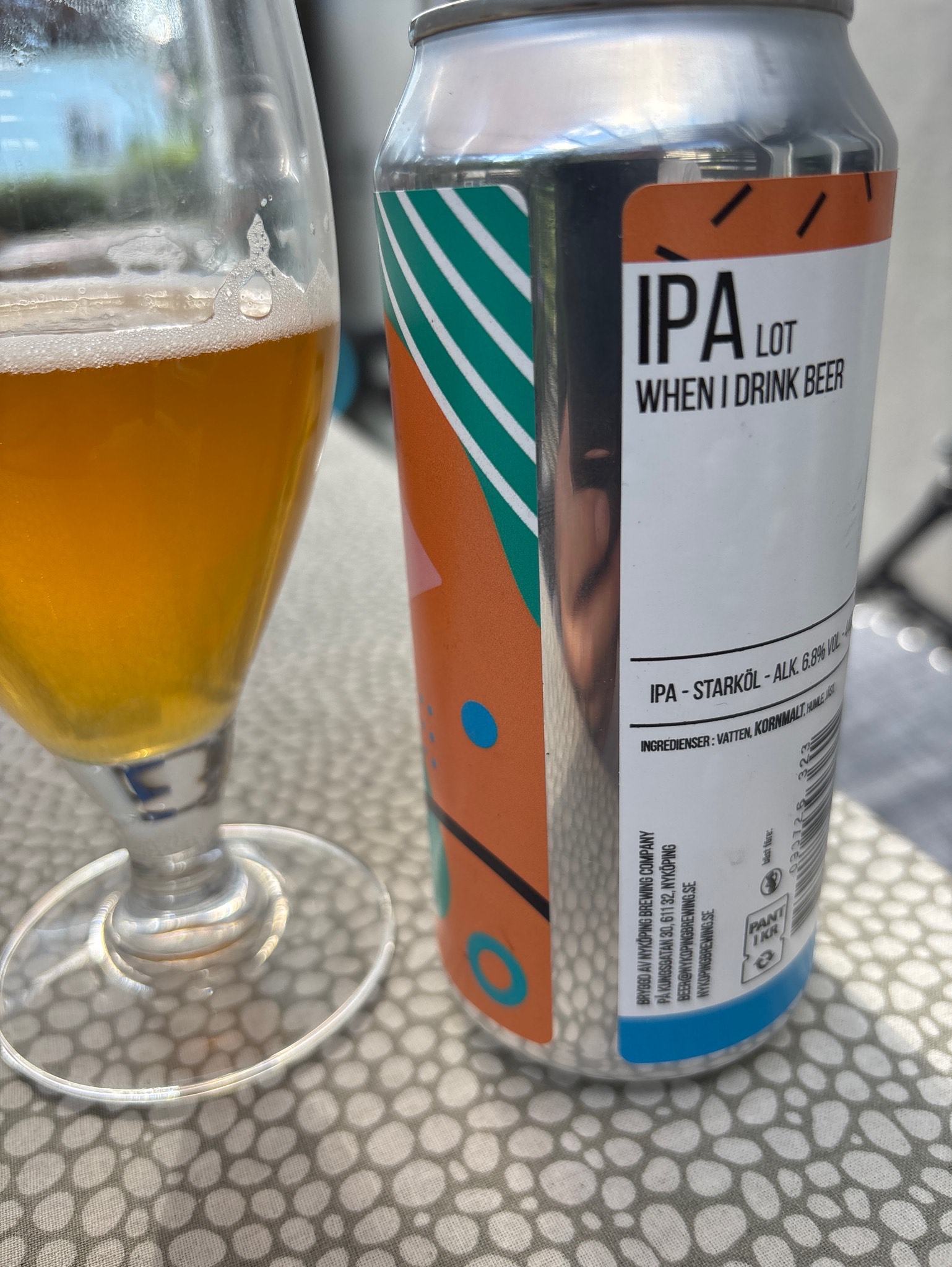Ipa Lot When i drink beer, Nyköping Brewing Company