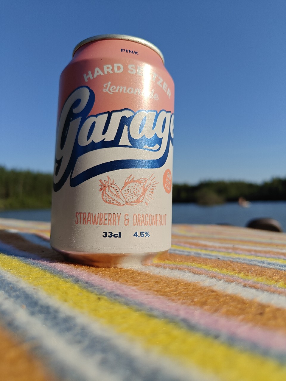 Garage Hard Seltzer Lemonade Pink, Finland