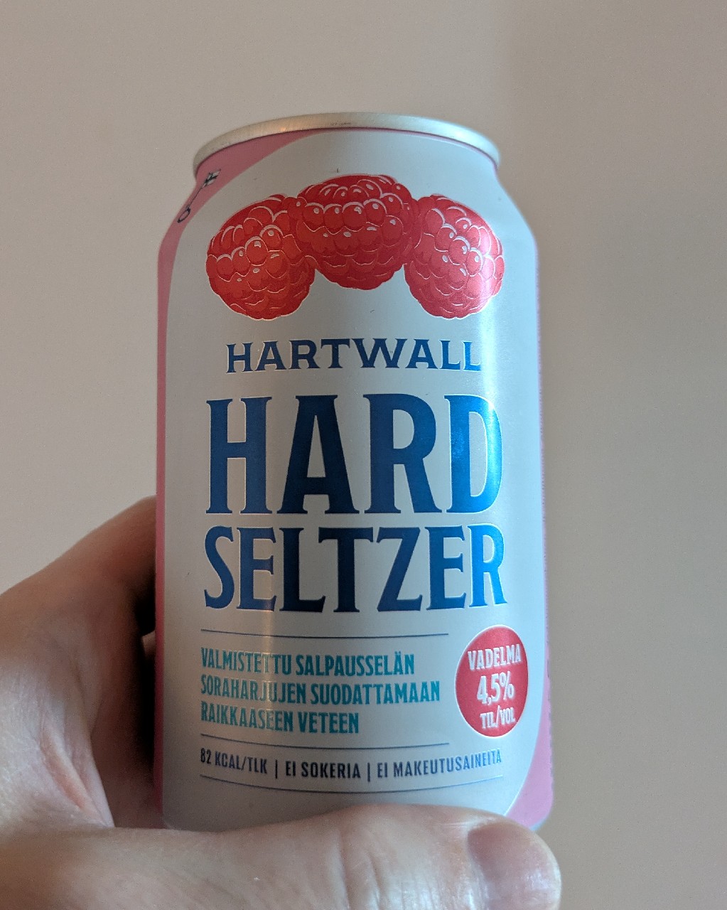 Hartwall Hard Seltzer Vadelma, Finland
