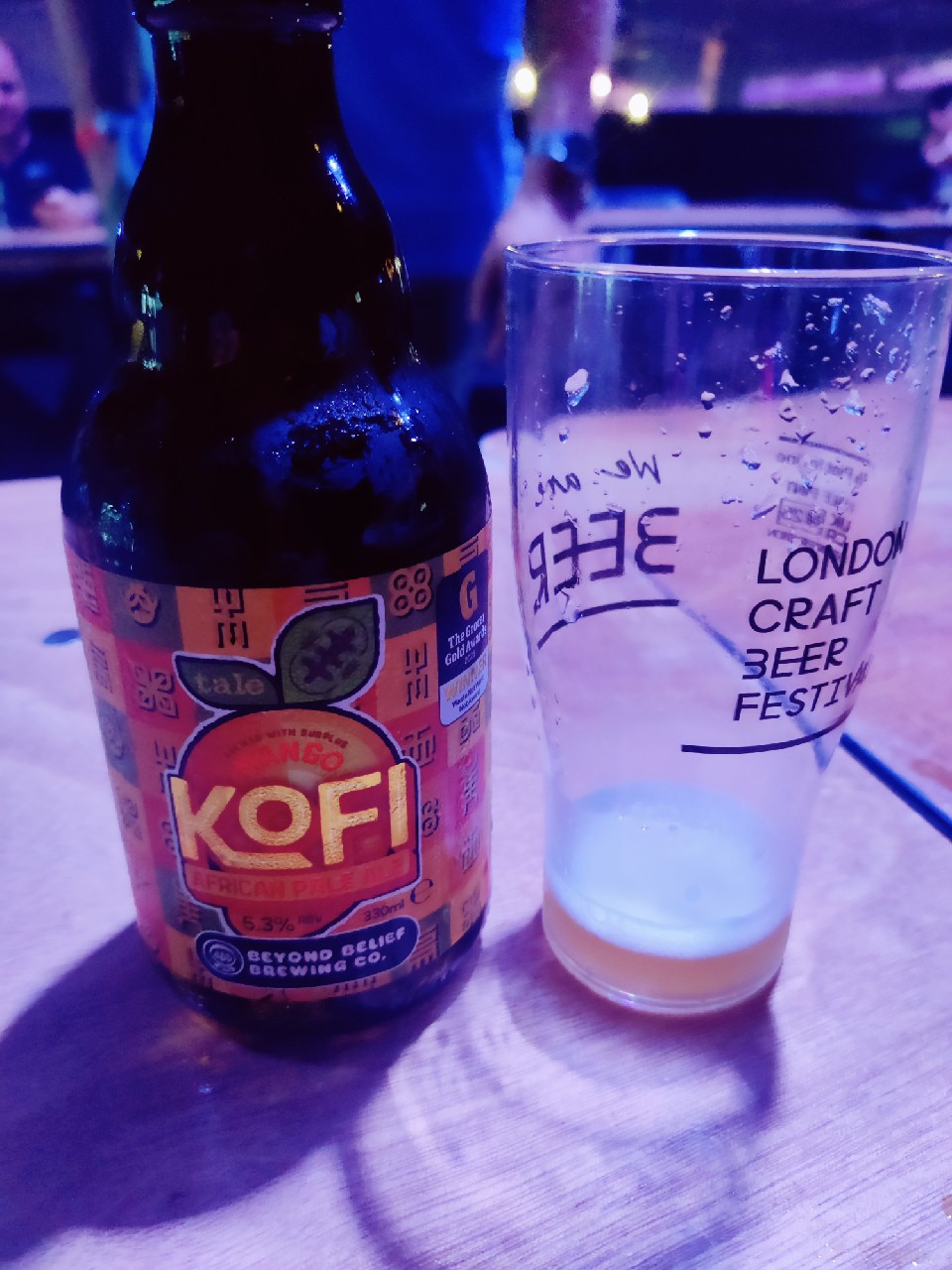 Kofi, Beyond Belief Brewery