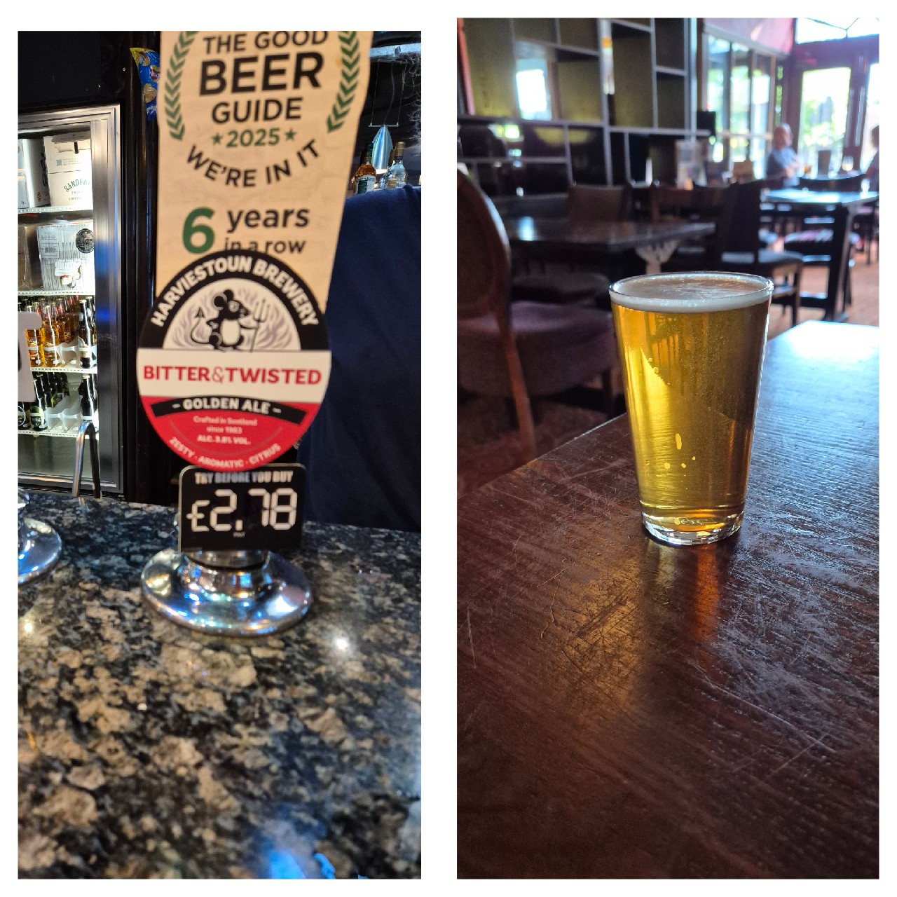 Bitter & Twisted, Harviestoun Brewery