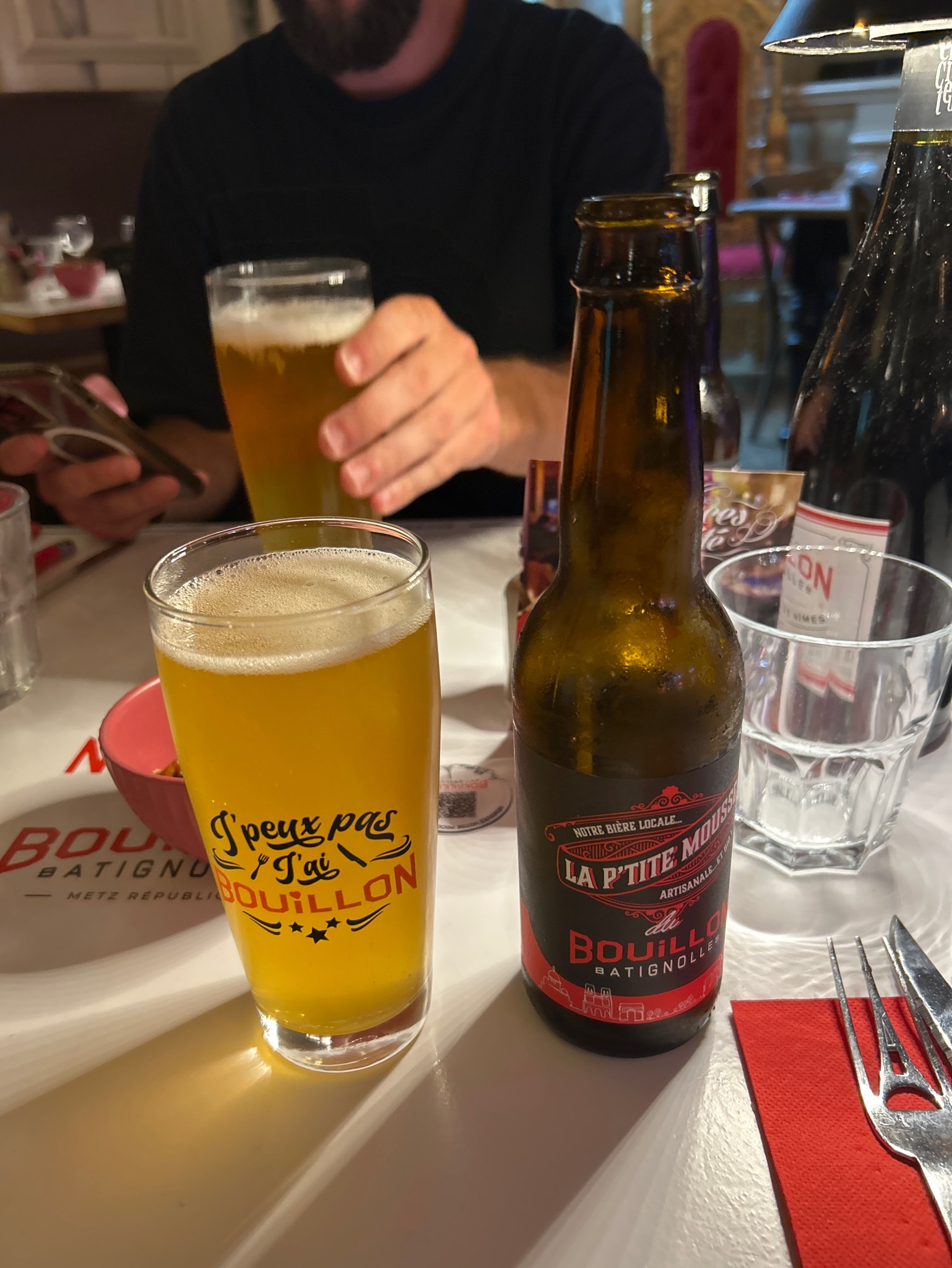 La p'tite mousse du bouillon batignolles, Brasserie Papyllon