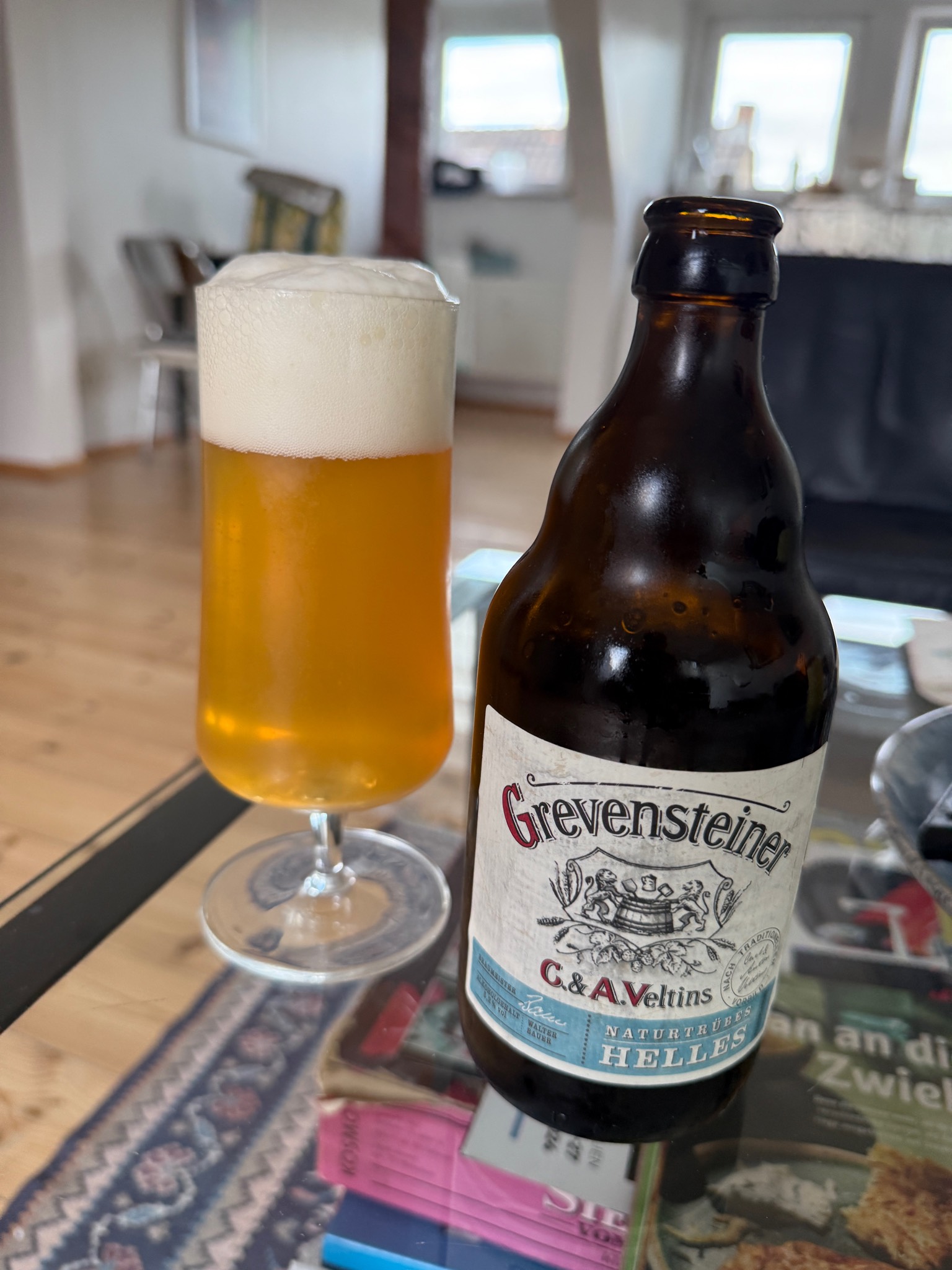 Grevensteiner Naturtrübes Grevensteiner Naturtrübes Helles (blue/blau), Germany