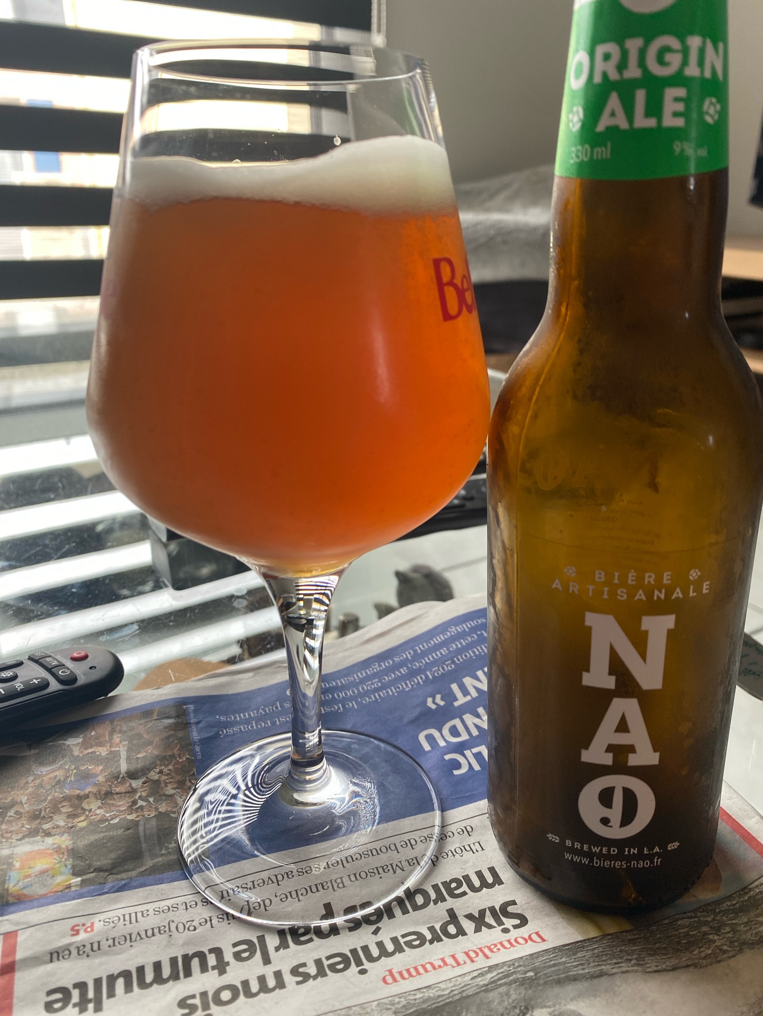 NAO Origin Ale, France