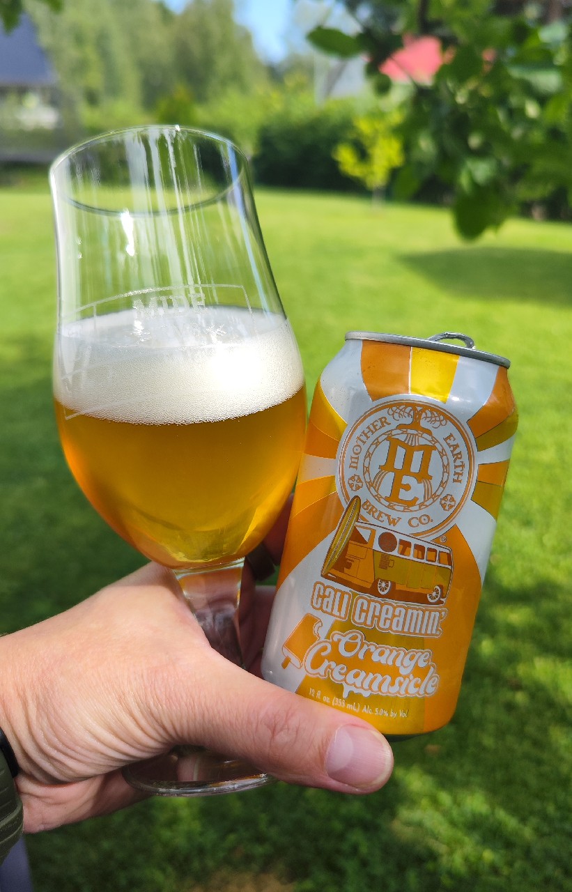 Cali creamin' orange creamsicle, Mother Earth Brew Company