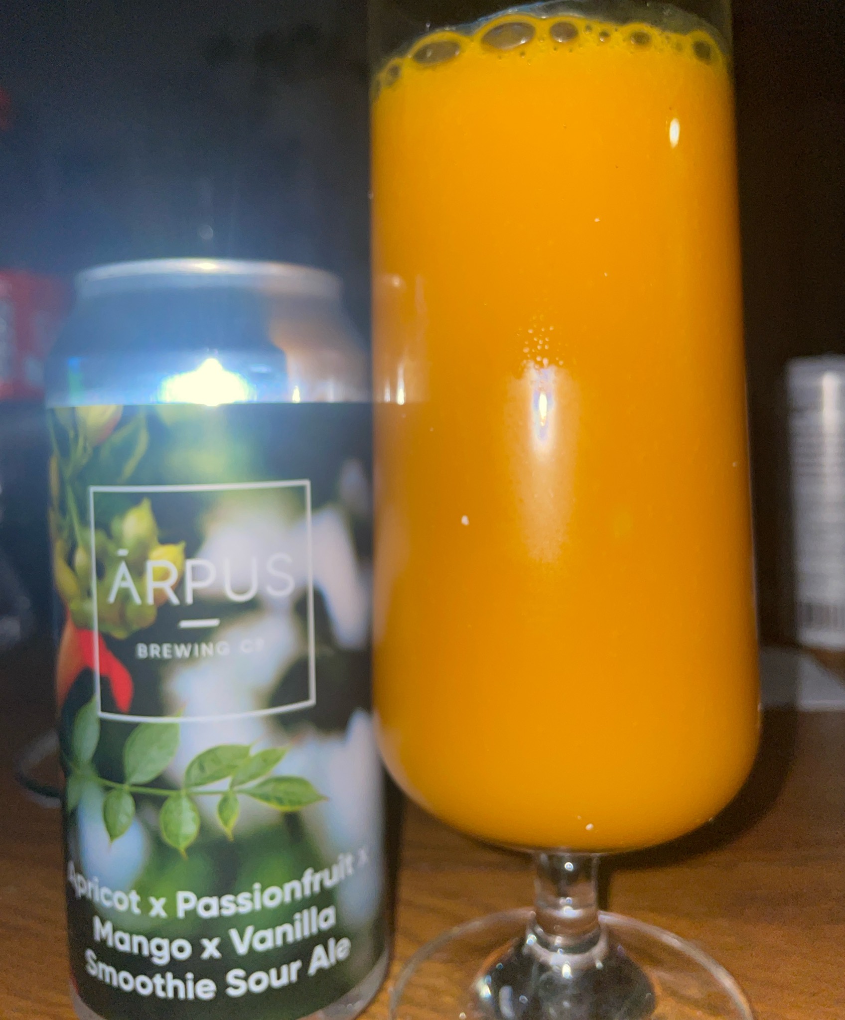 apricot x mango x passionfruit x vanilla smoothie sour ale, Latvia