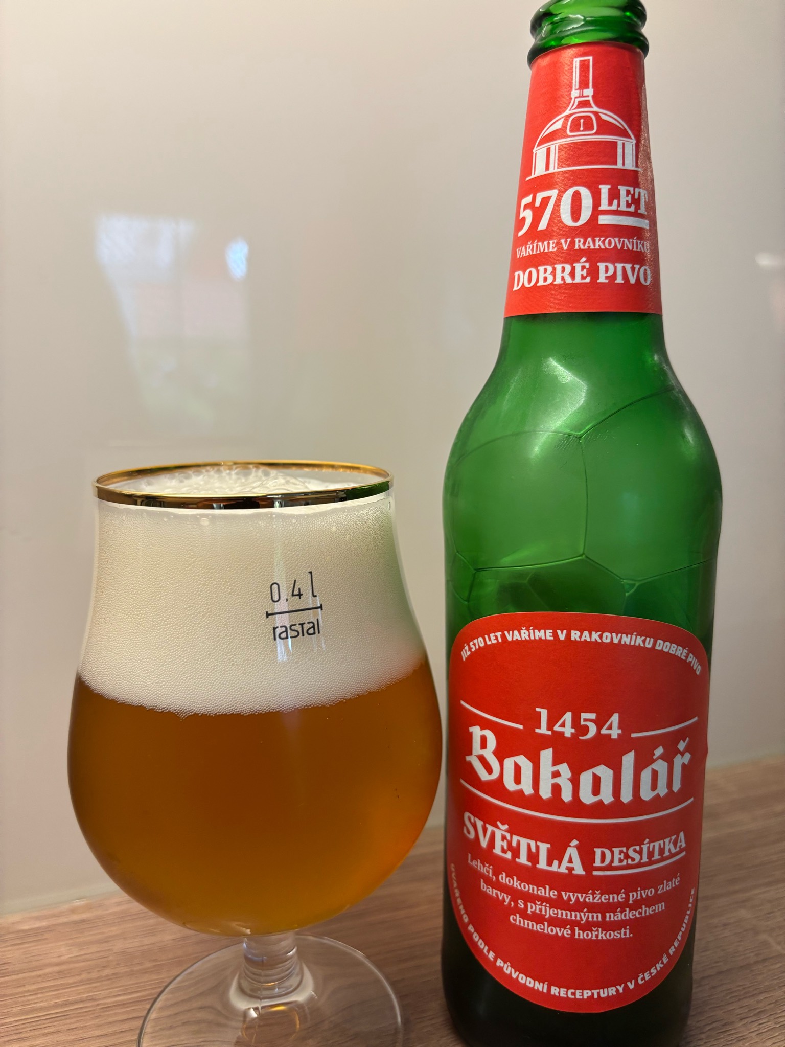 Bakalář Světlá Desítka / Pale Lager, Czech Republic