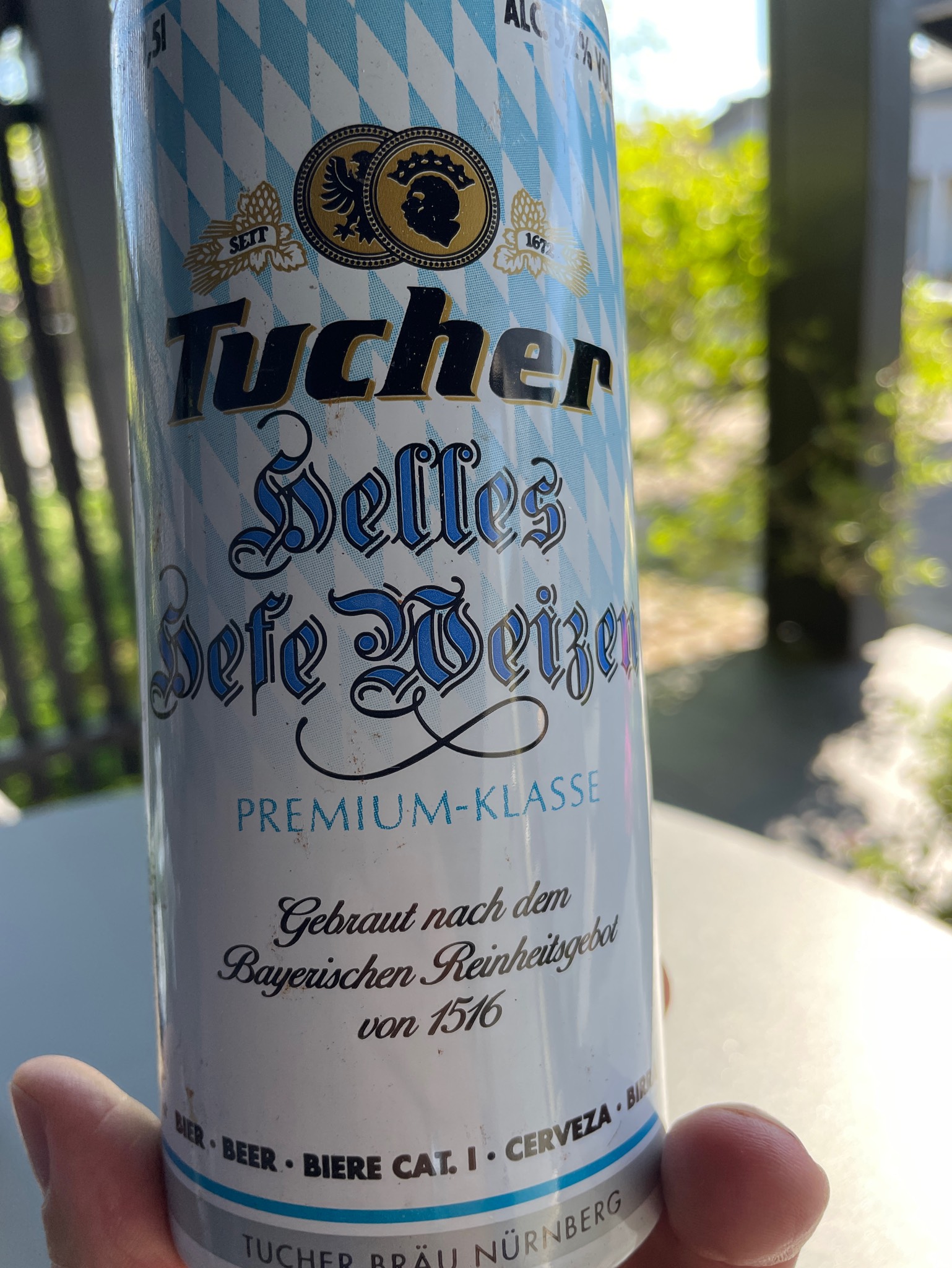 Tucher Helles Hefe Weizen, Germany