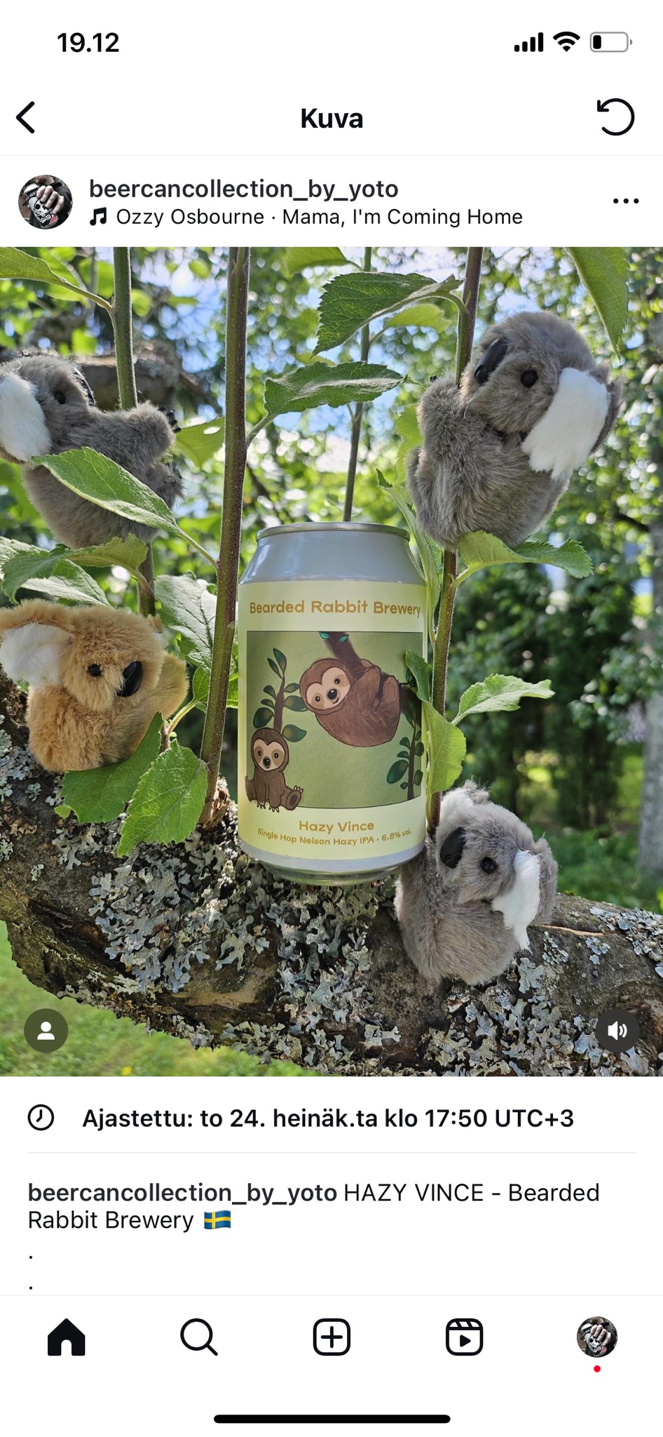 Hazy Vince, Bearded Rabbit Brewery