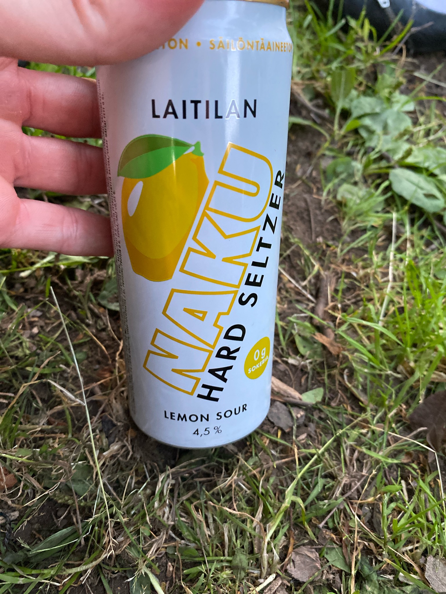 NAKU Hard Seltzer Lemon Sour, Finland