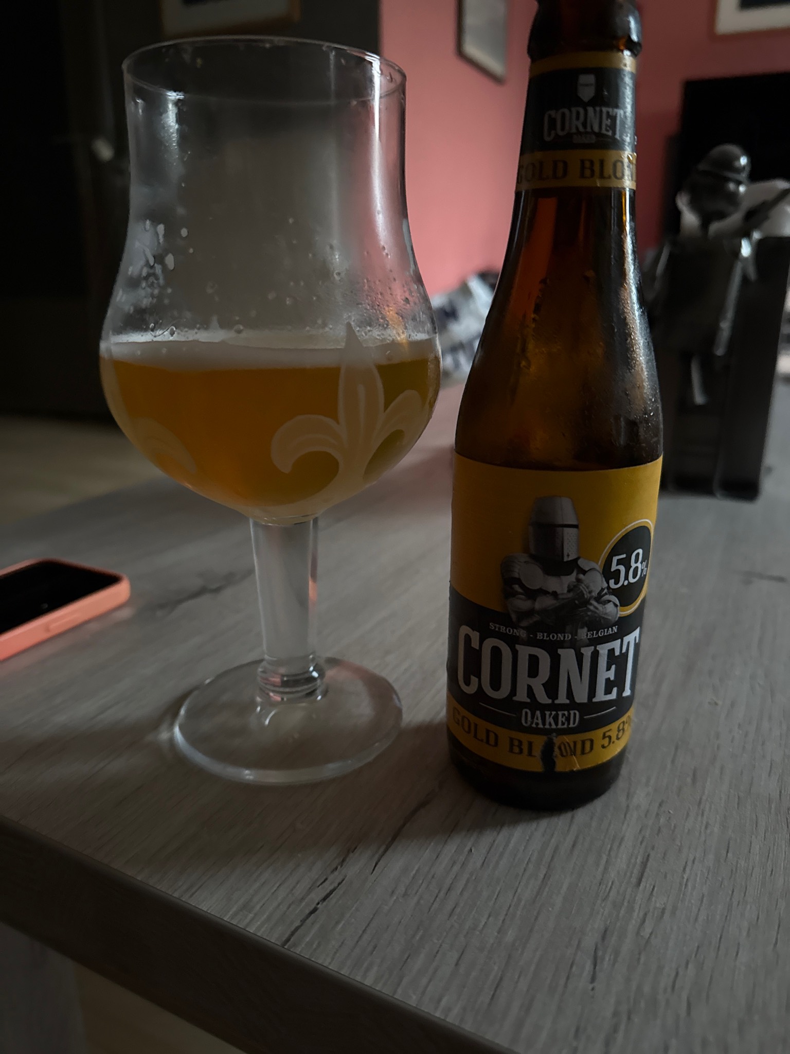 cornet oaked - Gold blond, Brouwerij de Hoorn