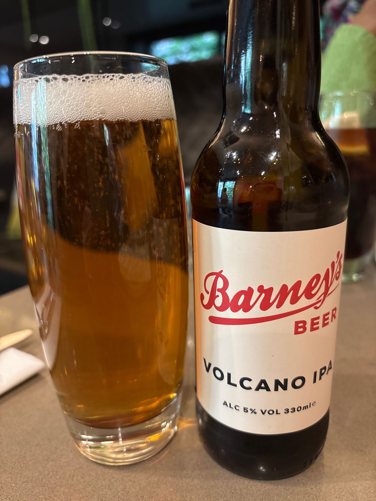 barney's volcano, Barney's Beer