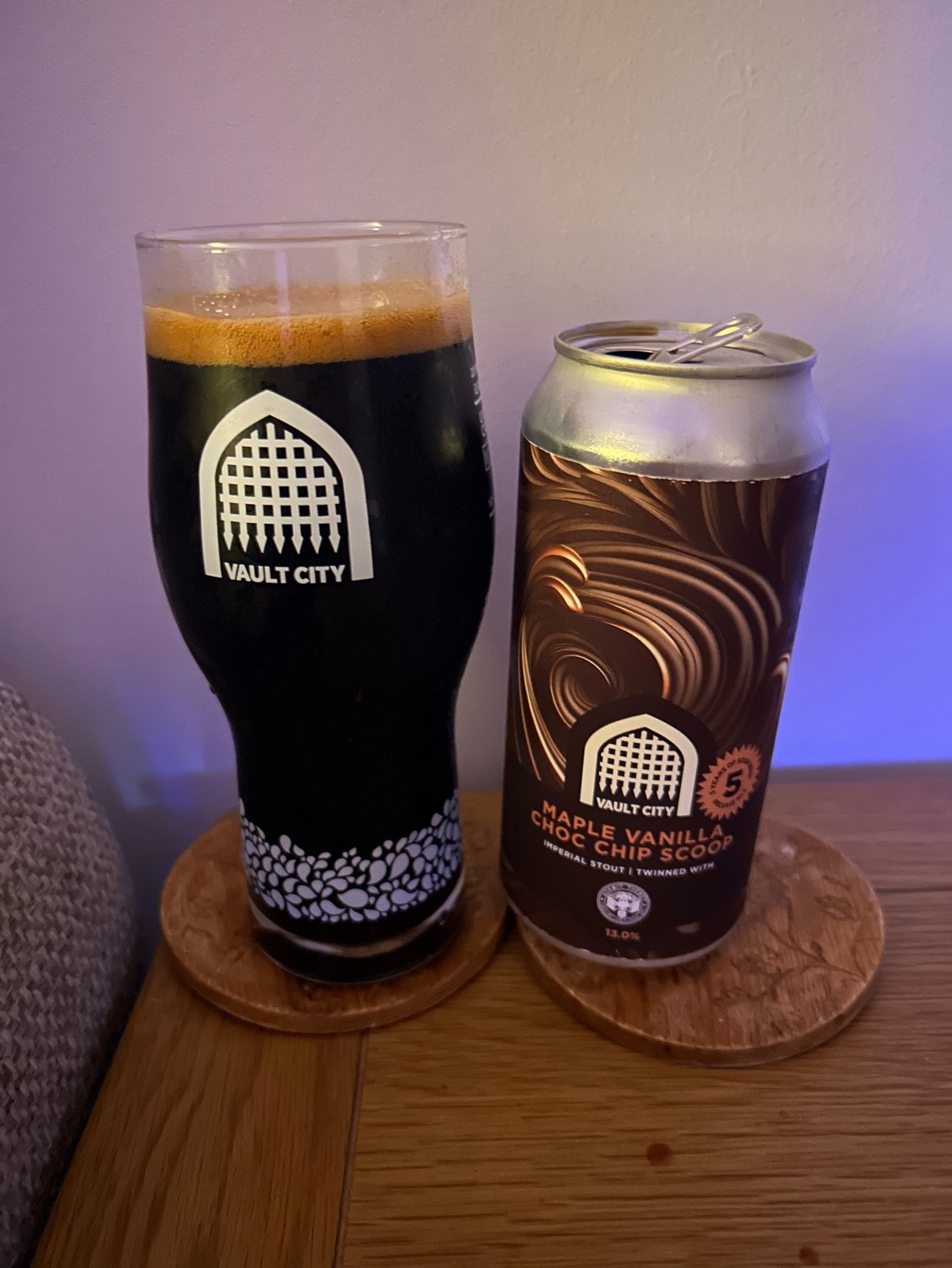 Maple Vanilla Choc Chip Scòop, Scotland