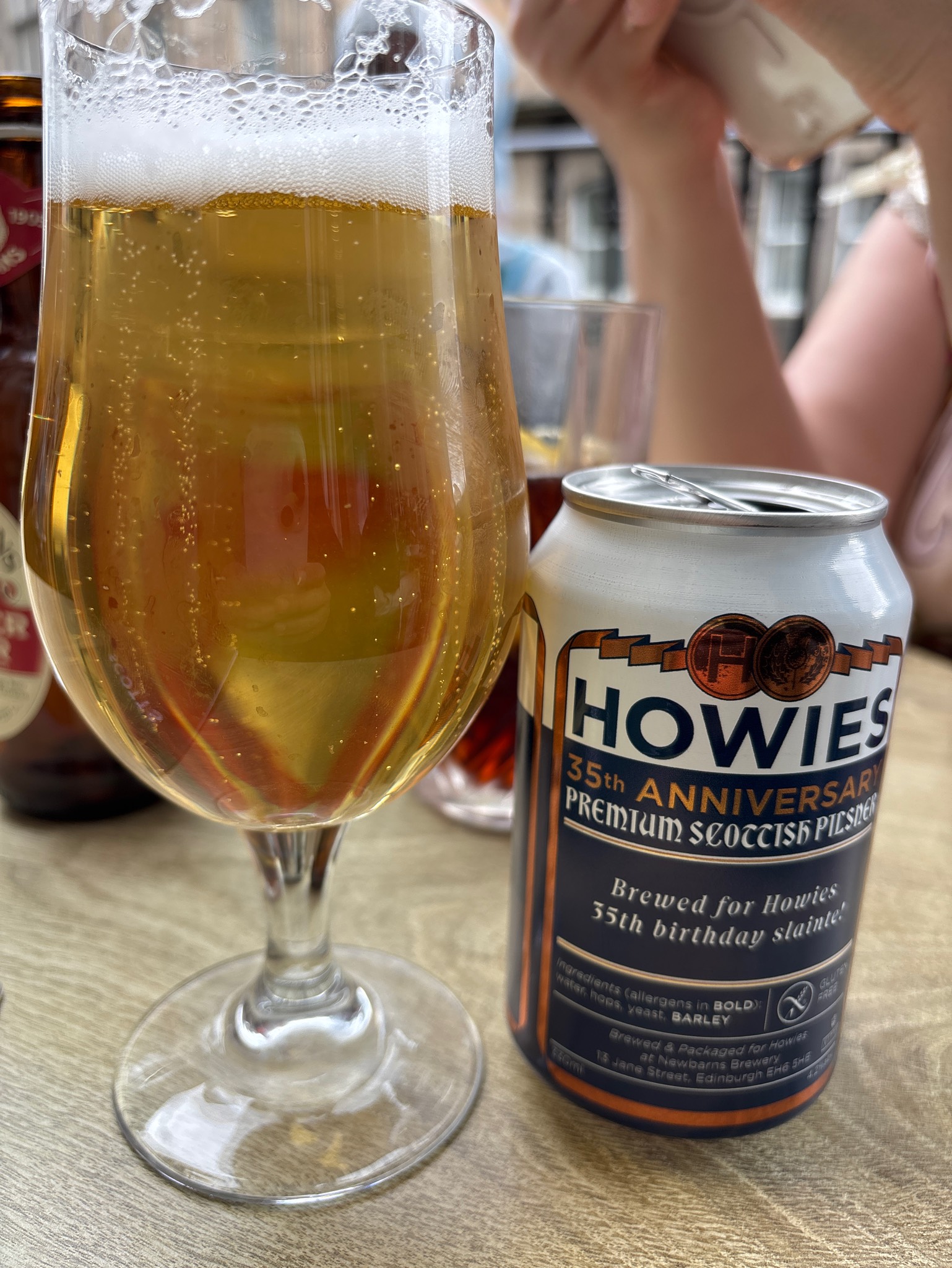Howies Premiums Scottish Pilsner, Newbarns Brewery