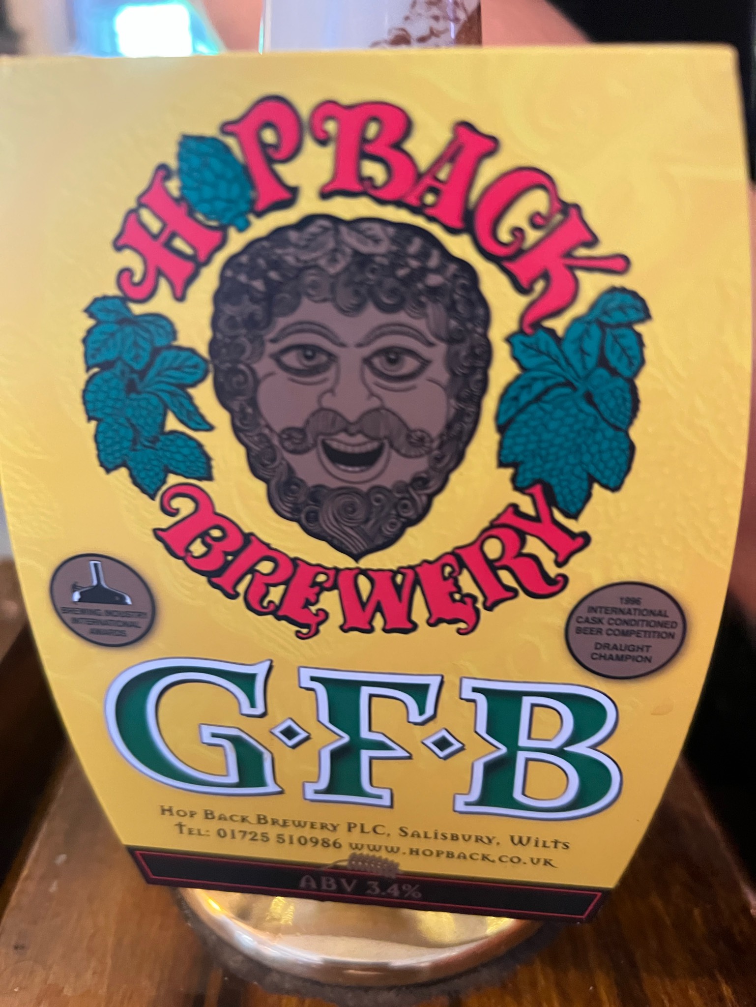 GFB, Hop Back Brewery