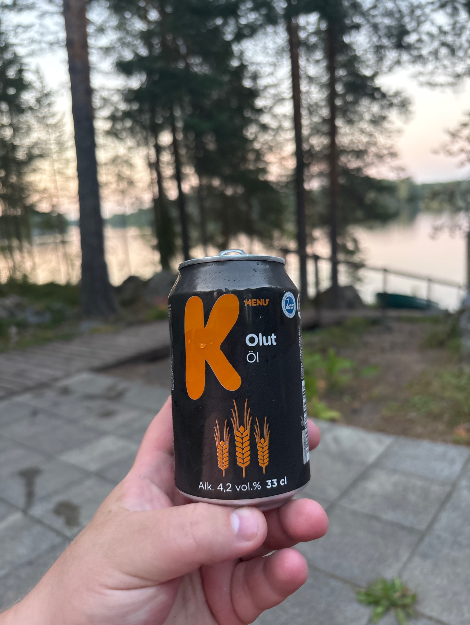 K-Menu Lager Olut 4.2%, Finland