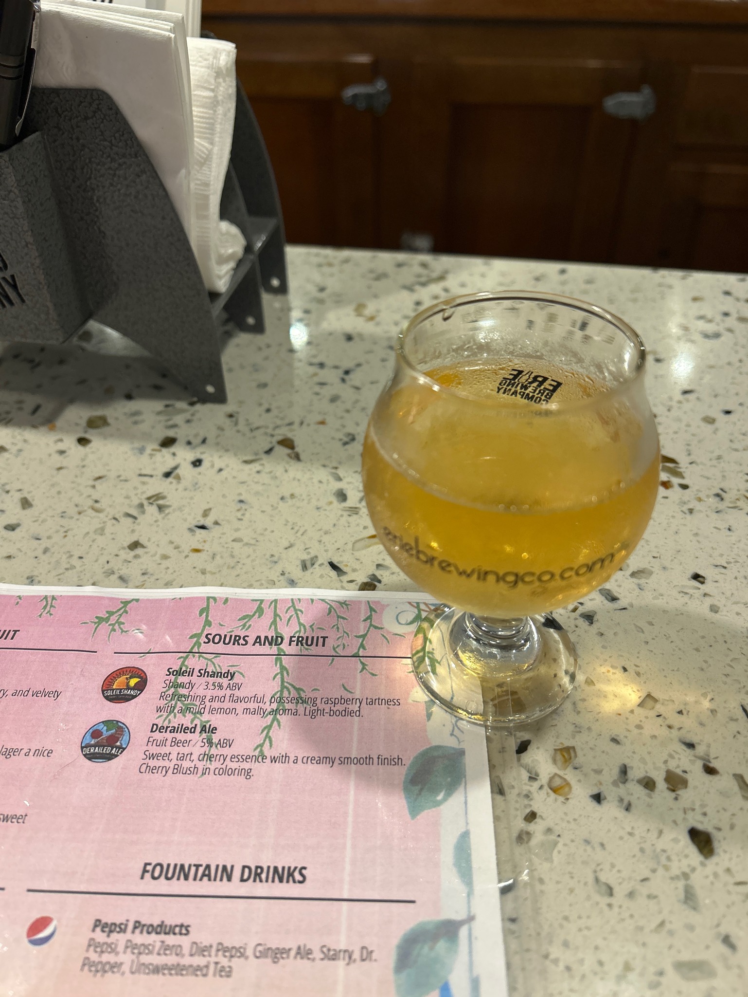 Soleil Shandy, Erie Brewing Company