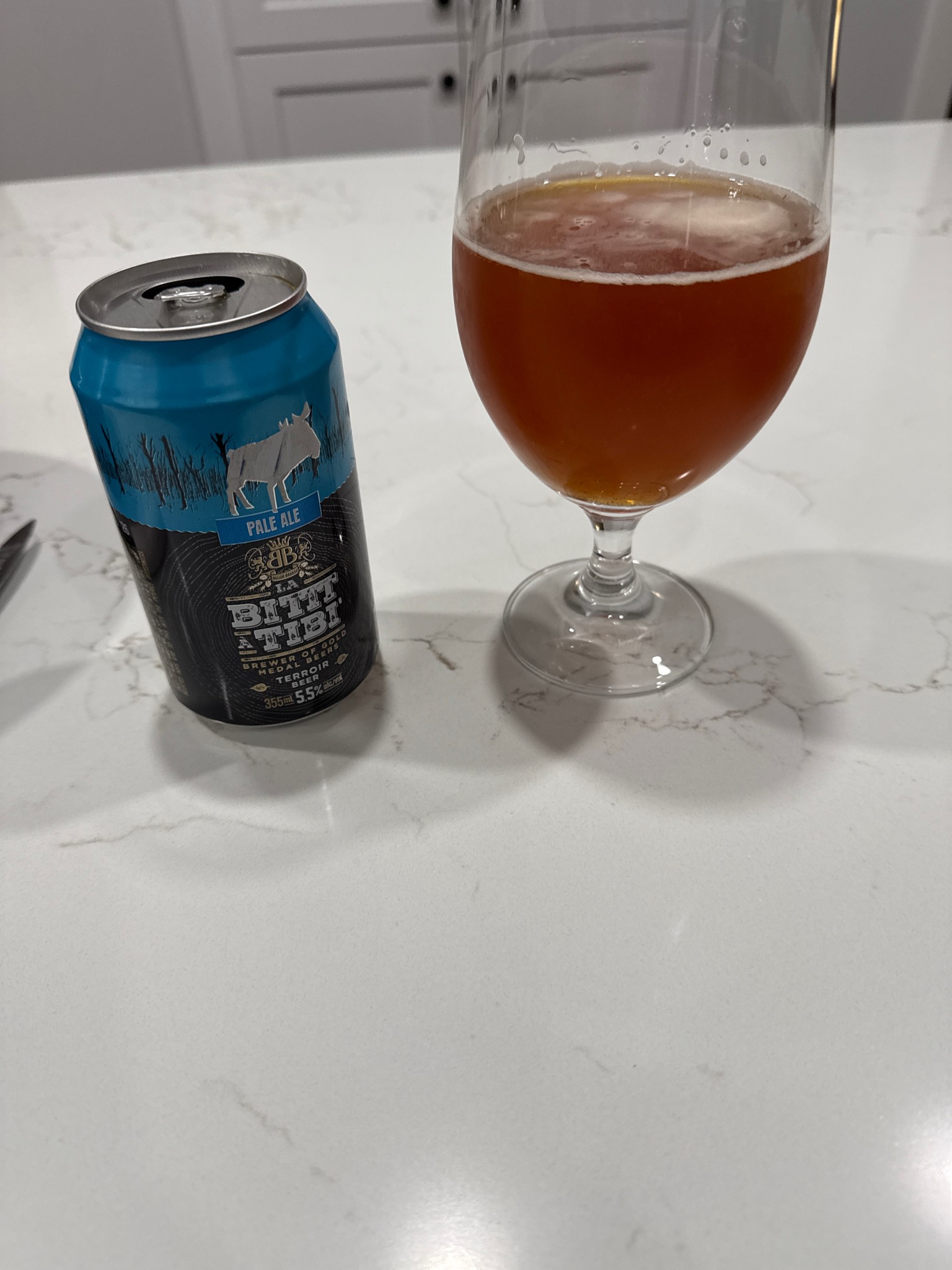La bittt à tibi Amos Pale Ale, Belgh Brasse (Groupe Geloso)