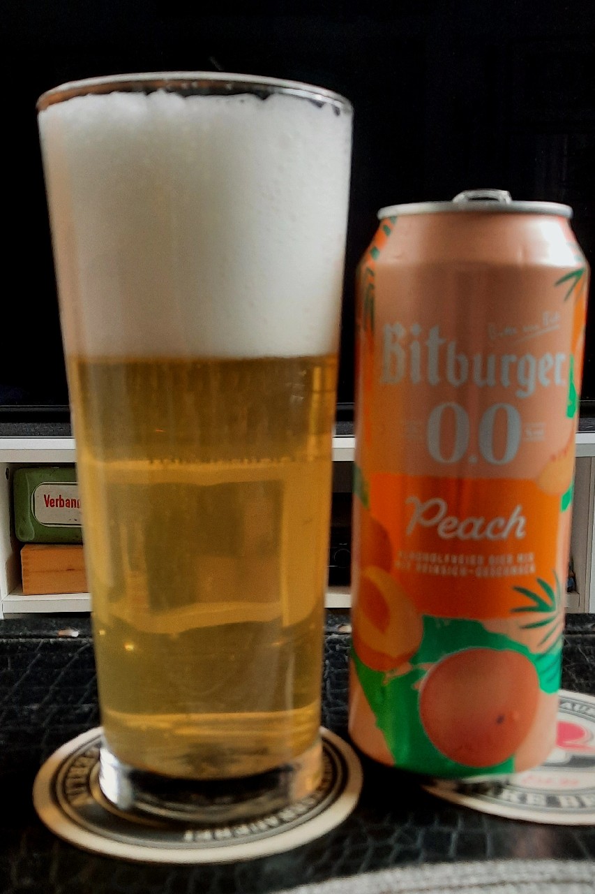 Bitburger 0,0 Peach, Germany