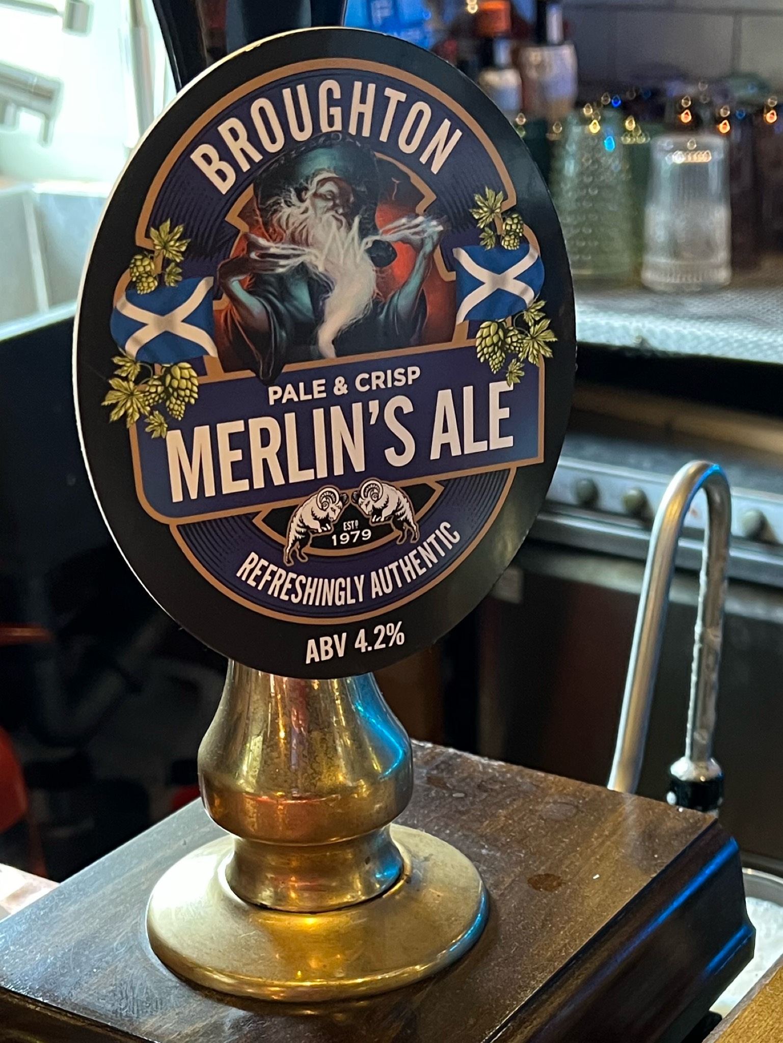 Merlin's Ale, Scotland