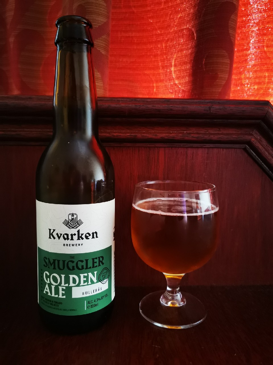 Smuggler Golden Ale, Finland