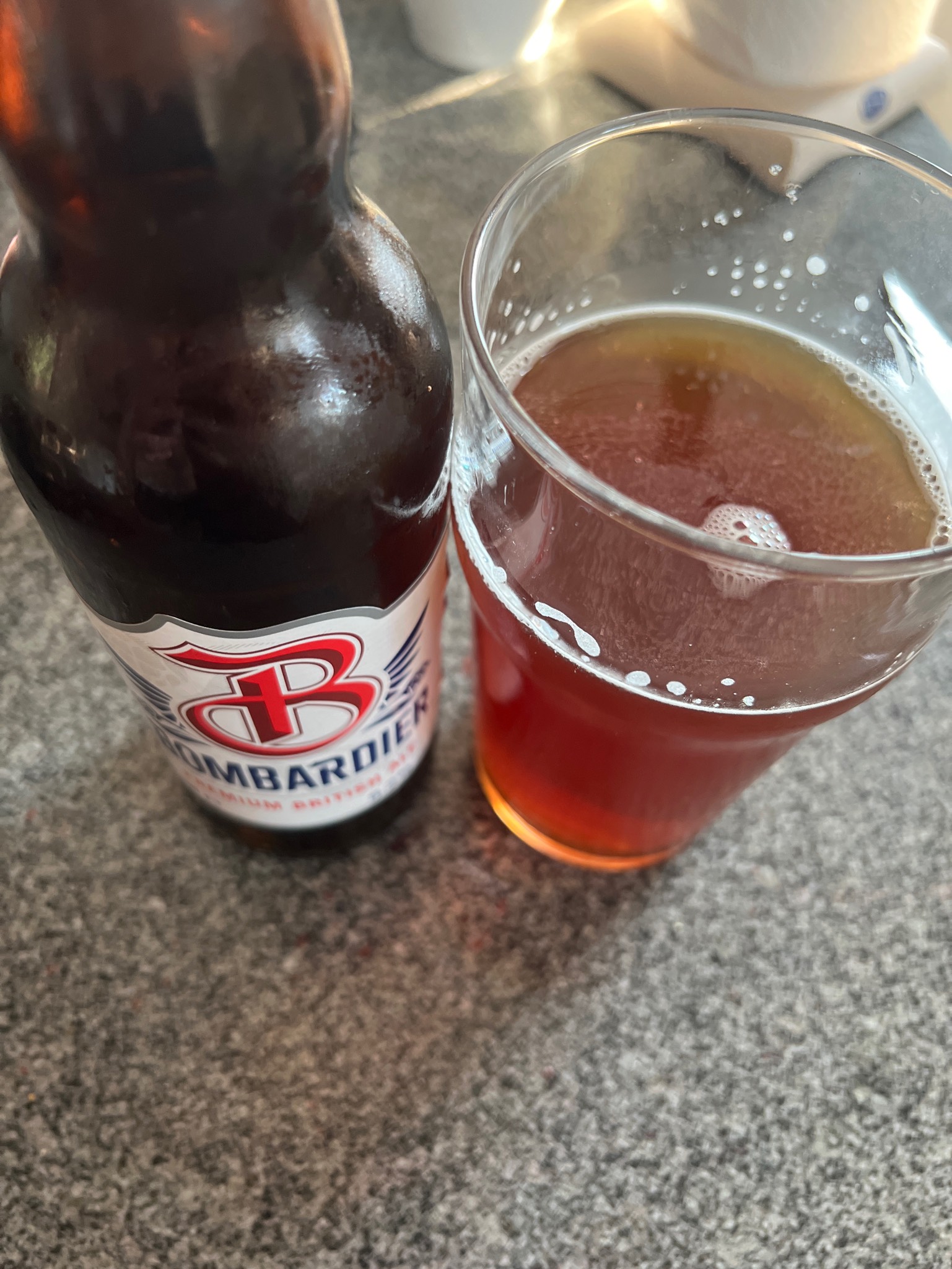 Bombardier Amber Beer / Premium British Ale, England
