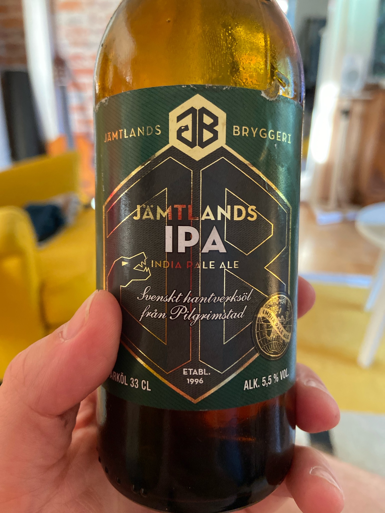 Jämtlands IPA (India Pale Ale), Jämtlands Bryggeri