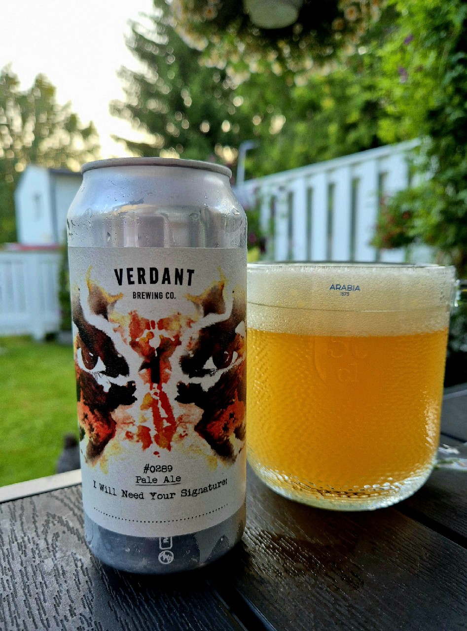 I Will Need Your Signature, Verdant Brewing Co.