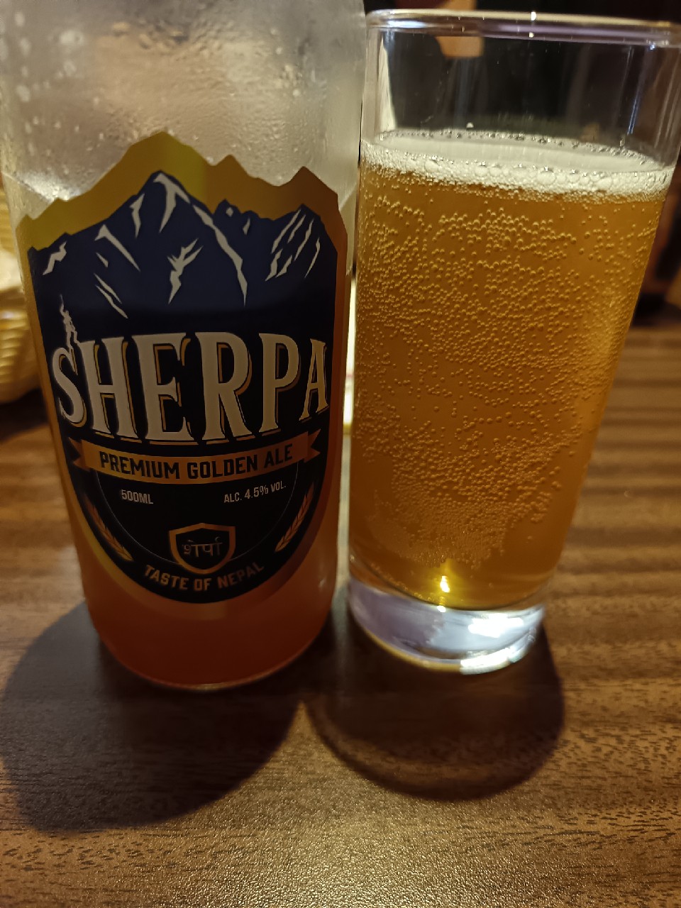 Sherpa Premium Golden Ale, England