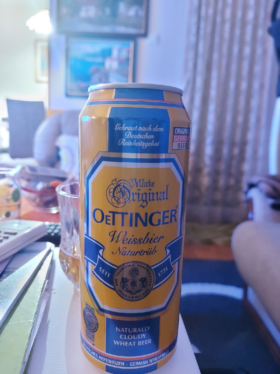 Oettinger Hefeweißbier Naturtrüb / Weissbier, Oettinger Brauerei