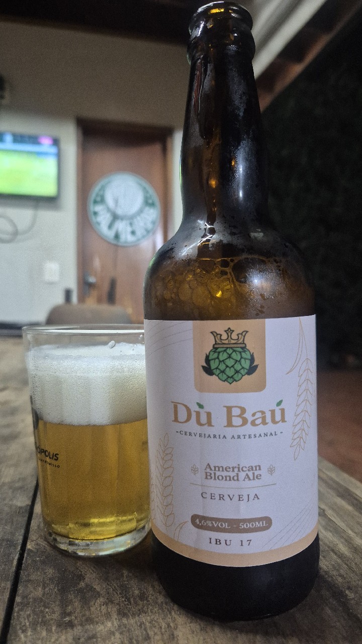 Dù Baú American Blond Ale, Dù Baú Cervejaria Artesanal