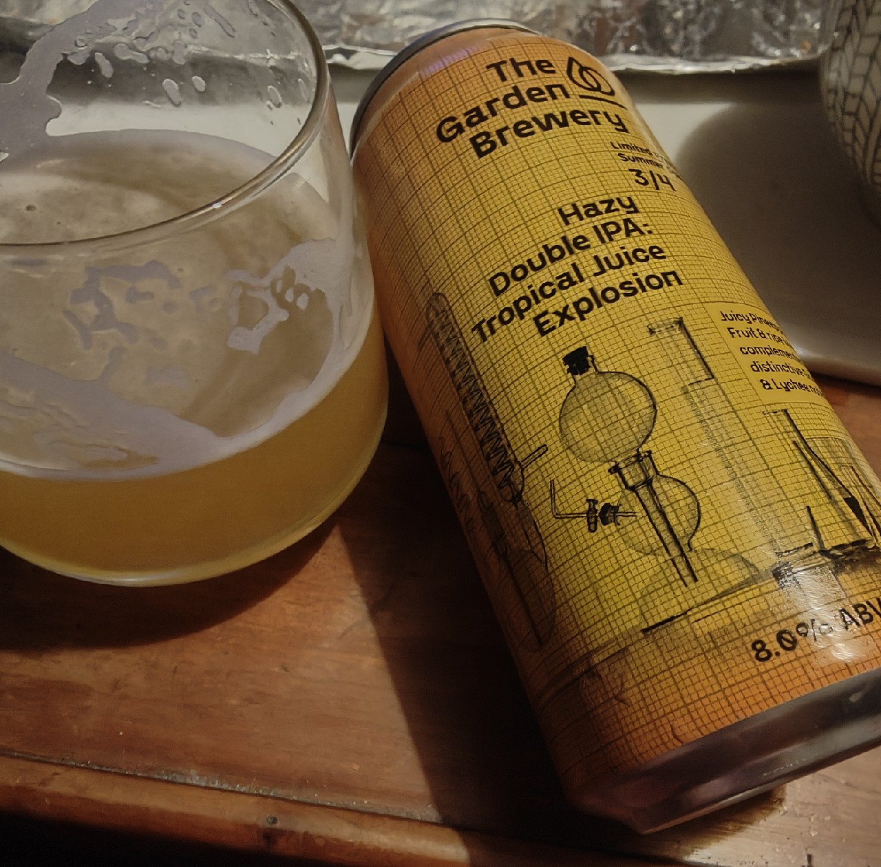 Hazy Double IPA Tropcial Juice, The Garden Brewery