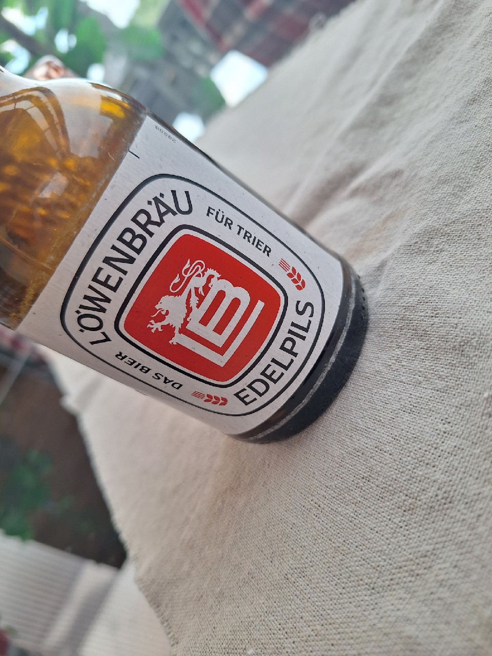 Löwenbrauerei Trier edel Pils, Löwenbrauerei Trier J.Mendgen