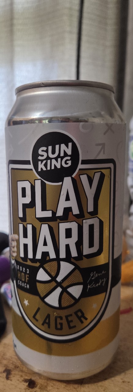 Play Hard Lager, Sun King Brewing Company
