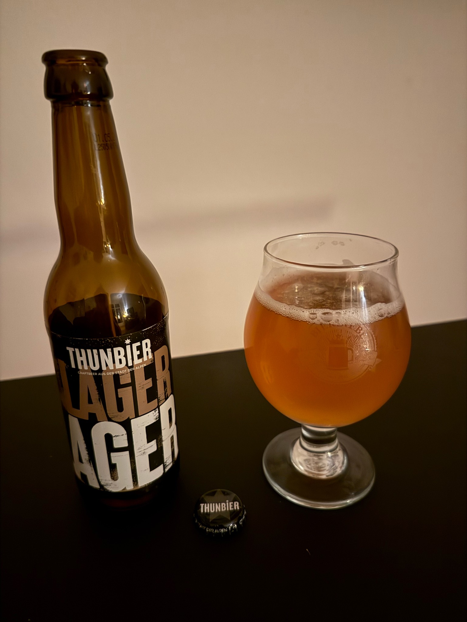 Lager, thunbier