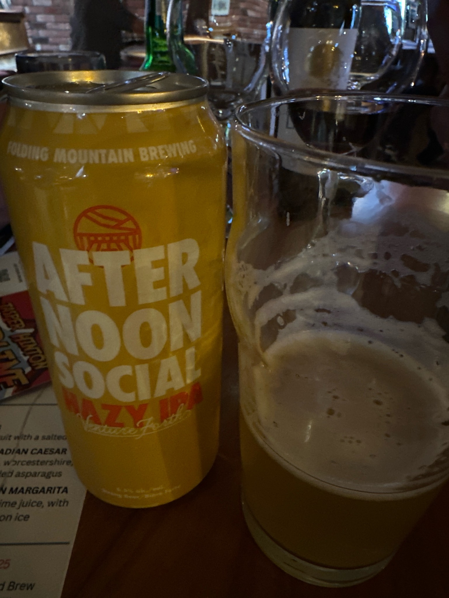 After Noon Social Hazy IPA, Folding mountain brewing