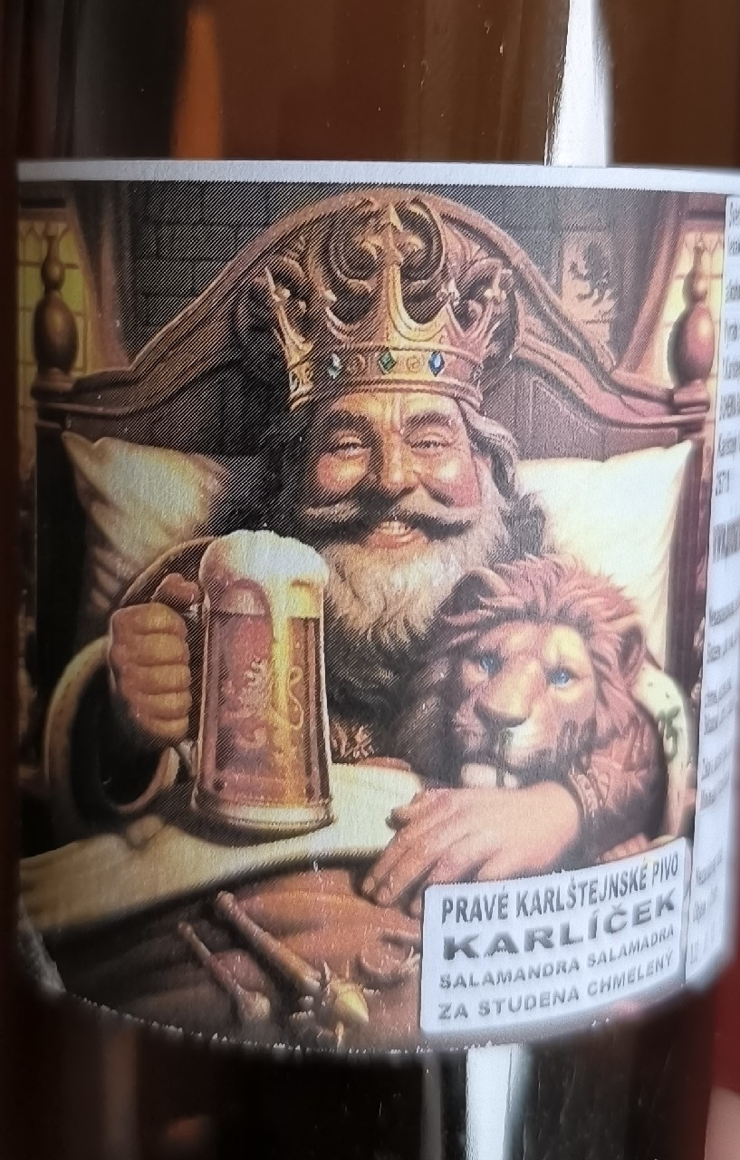 Salamadra za studena chmelená 12, Pivovar Karlíček