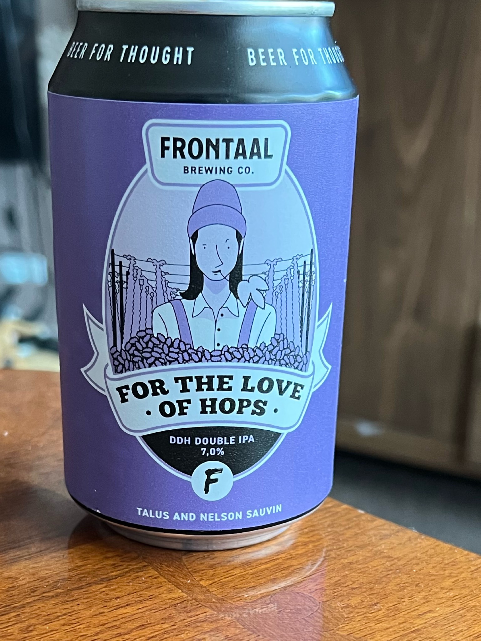 For The Love Of Hops DDH Double IPA, Brouwerij Frontaal