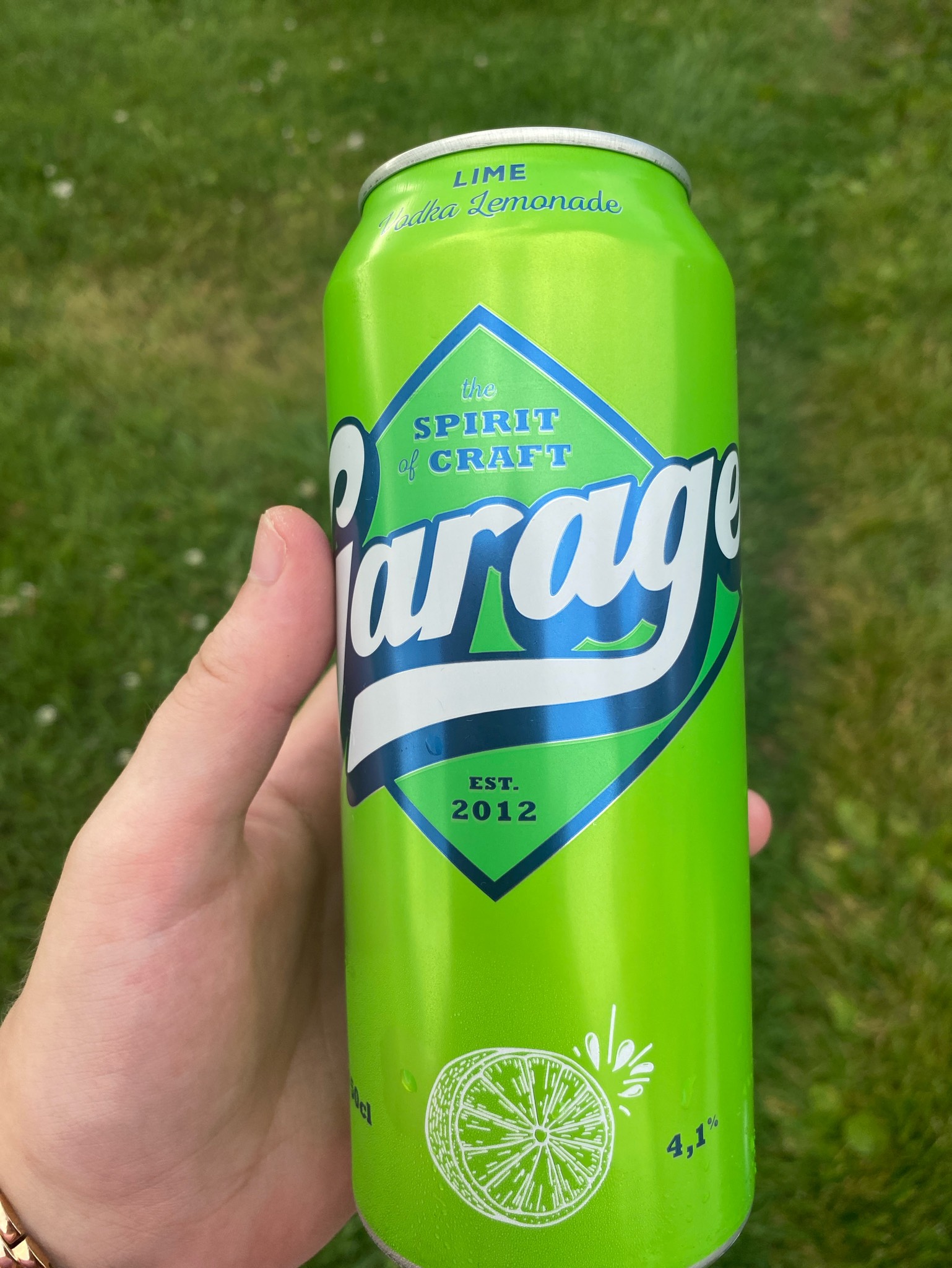 Garage Vodka Lemonade Lime, Finland