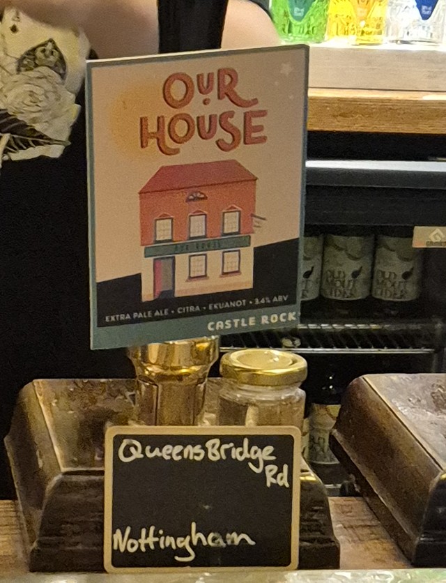 Our house, Castle Rock Brewery