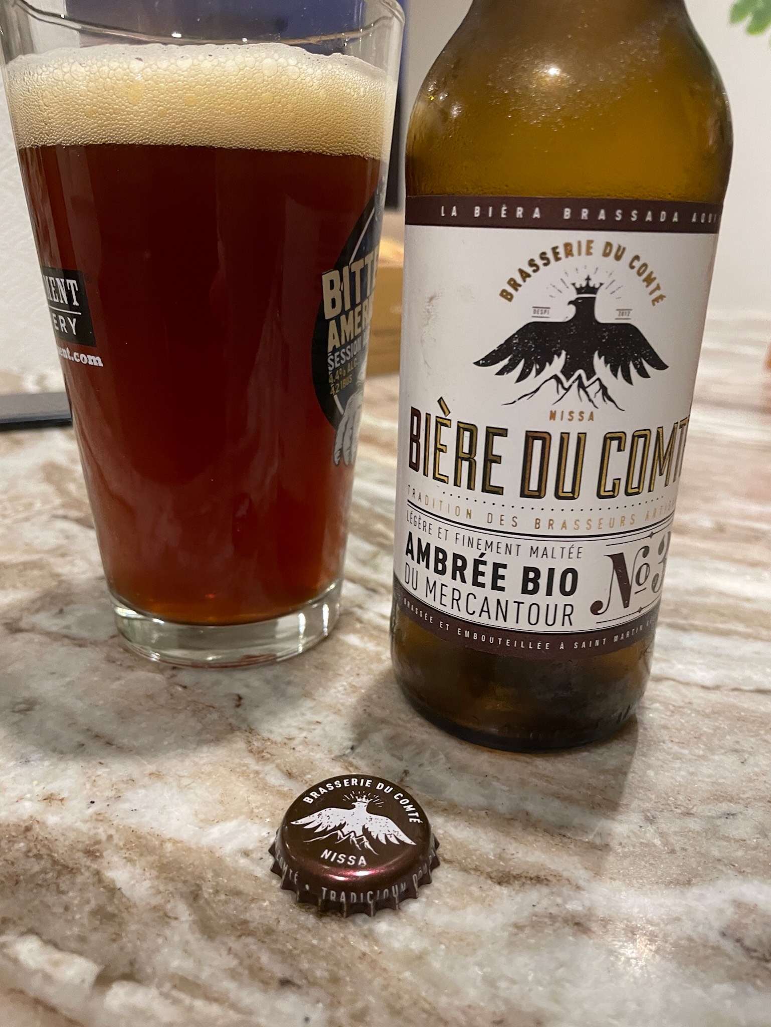 Bière Du Comté N°3 Ambrée, France